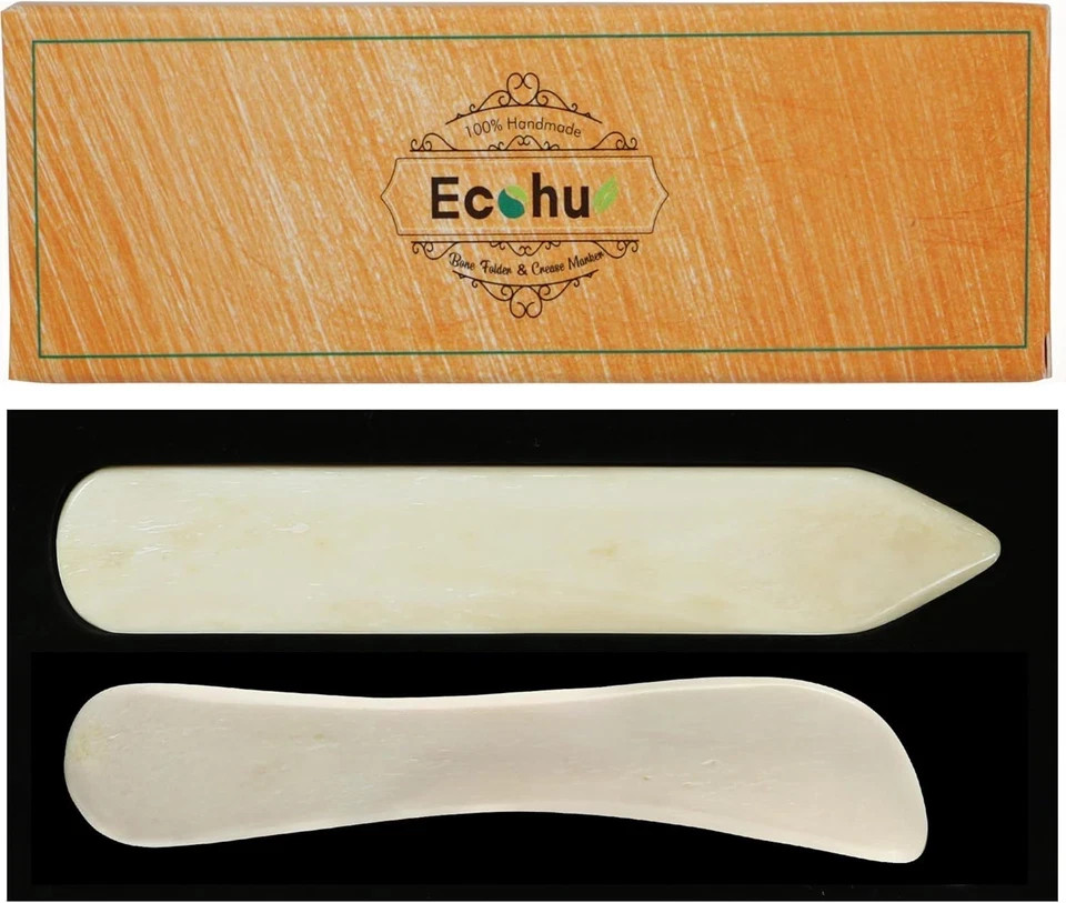 Ecohu Bone Folder & Creaser Tool - 2PCS - Scoring, Folding for Origami,...