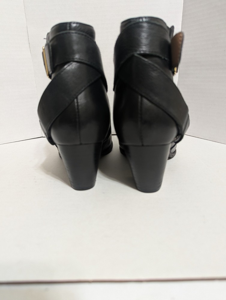 Vionic Women's Size 7 Trinity Side Zip Heel Ankle Boots,