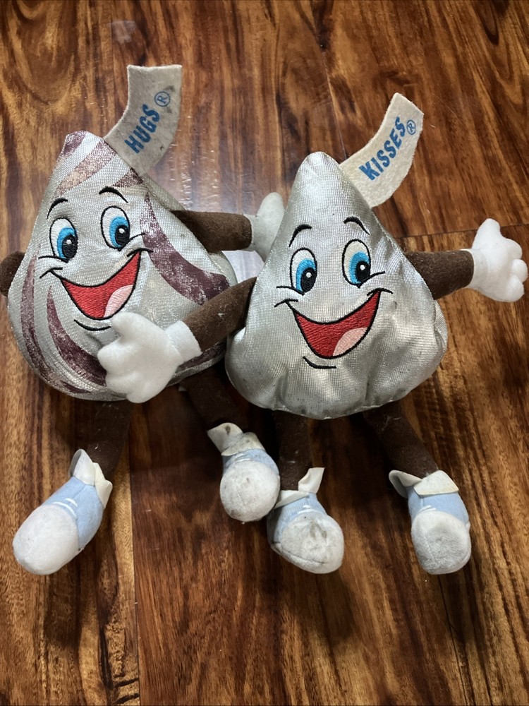 2 Hershey Kisses 2001. Approx 9”