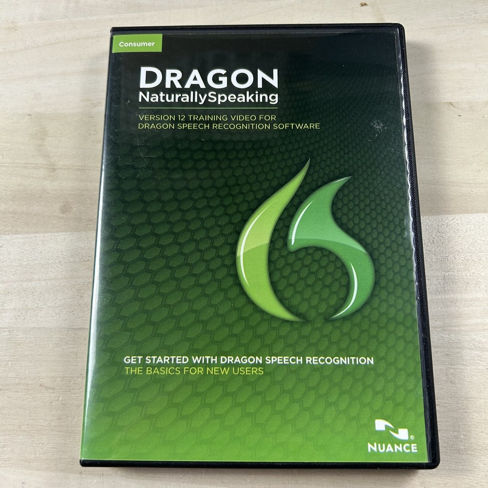 DRAGON NaturallySpeaking Version 12 Training Video DVD Speech Recognition