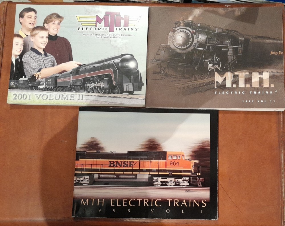 MTH Train Catalog Lot Of 3 Rail King