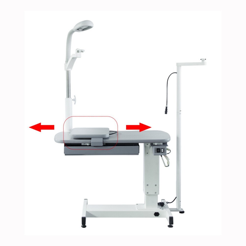 110V Full Automatic Optometry Ophthalmic Eyeglass Test Stand Combined Table