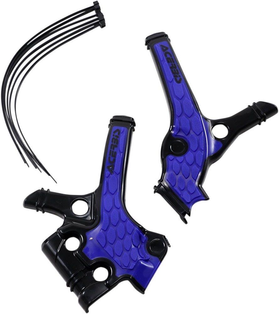 Acerbis X-Grip Black/Blue Frame Protectors (2736381004)