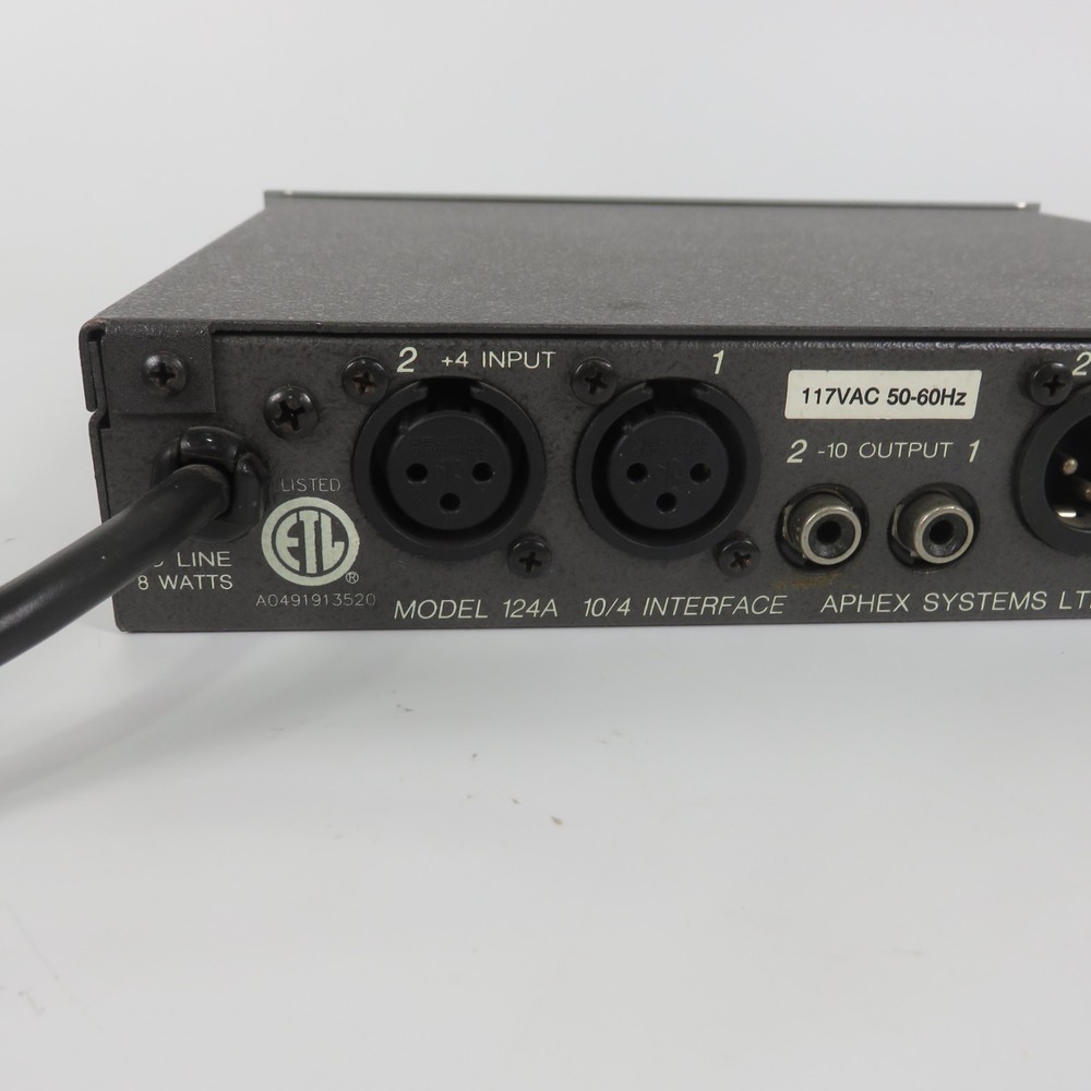Aphex 124A 10/4 Interface 2 Channel Audio Leveler