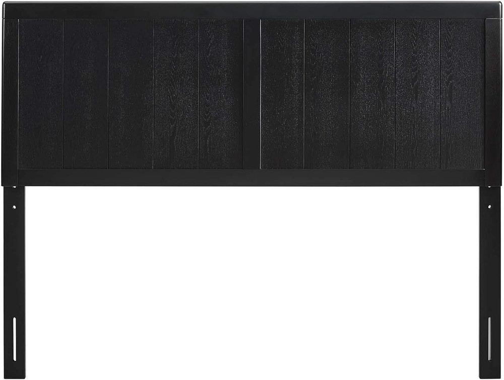 MOD-6217-BLK Robbie Full Wood Headboard, Black