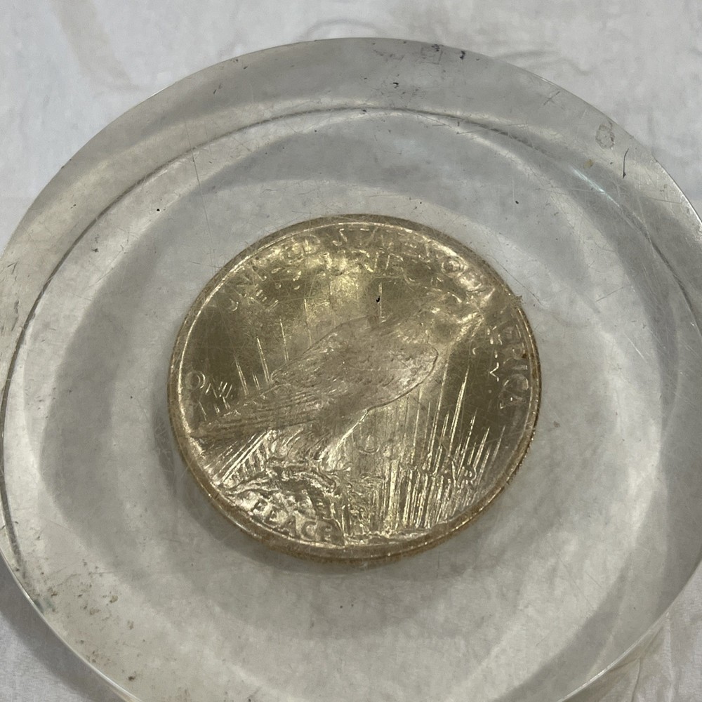 1924 PEACE SILVER DOLLAR UNCIRCULATED COIN