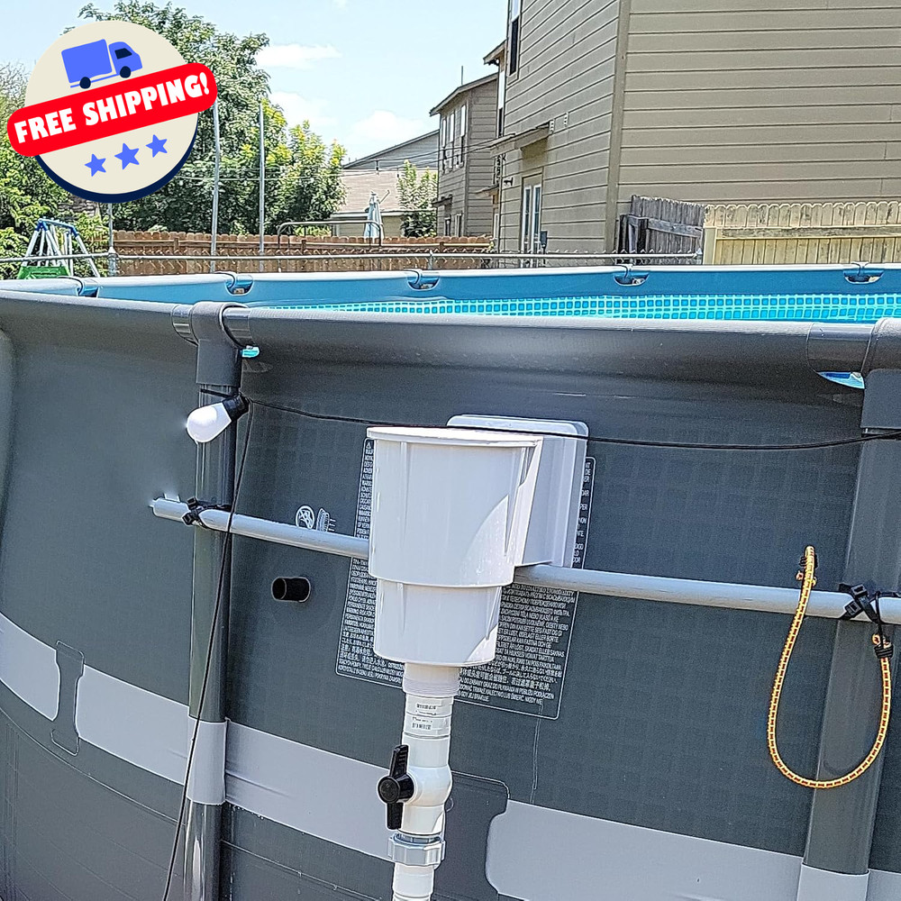 Pool Skimmer Kit Above Ground Standard Thru Wall Complete White Box System
