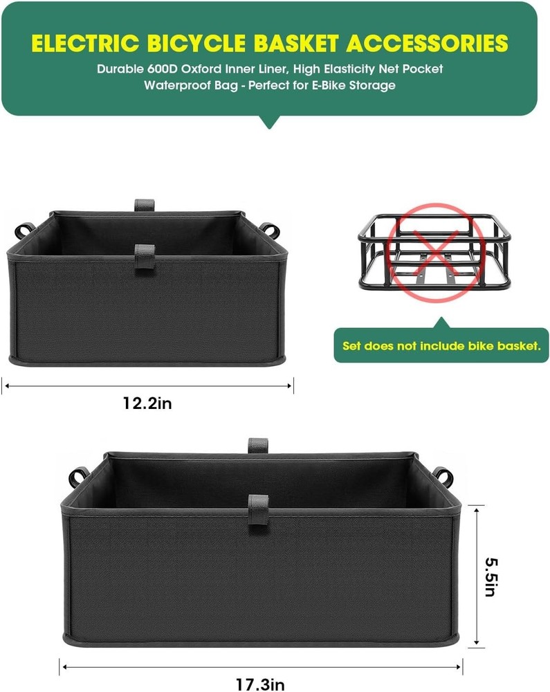 Adjustable Cargo Net & Basket Liner for Bicycles: Stay Organized While Riding