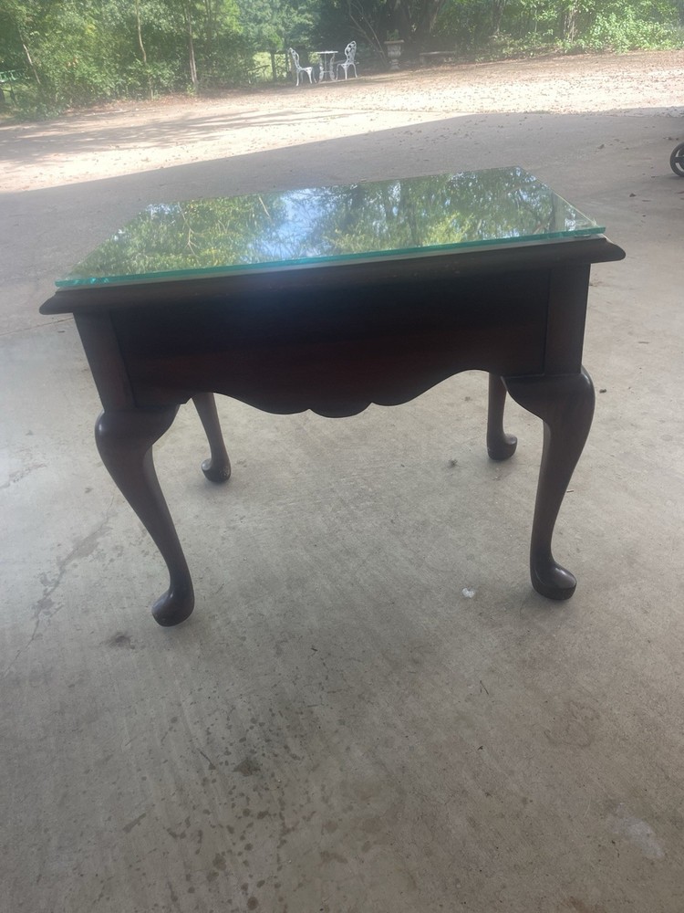 Mid Century Solid Cherry End Table