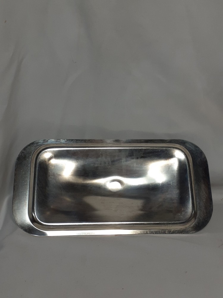 Silver Plated Lid Only, 5"x 10" (inside 4.5" x 8.5"), Decorative Handle