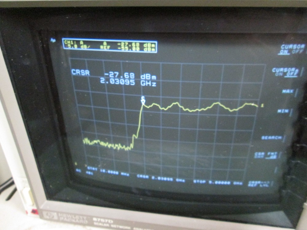 High pass filter 2GHz MVS HP2002-1 TESTED!