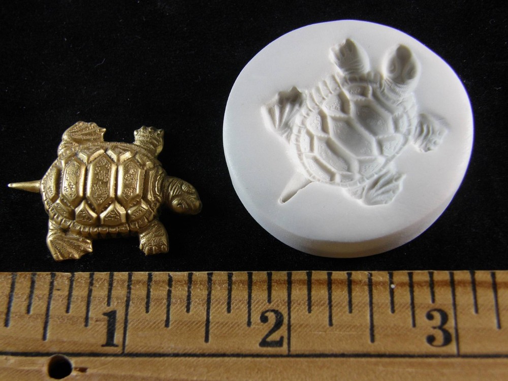 Box Turtle #2 Polymer Clay Mold (#MD1293)