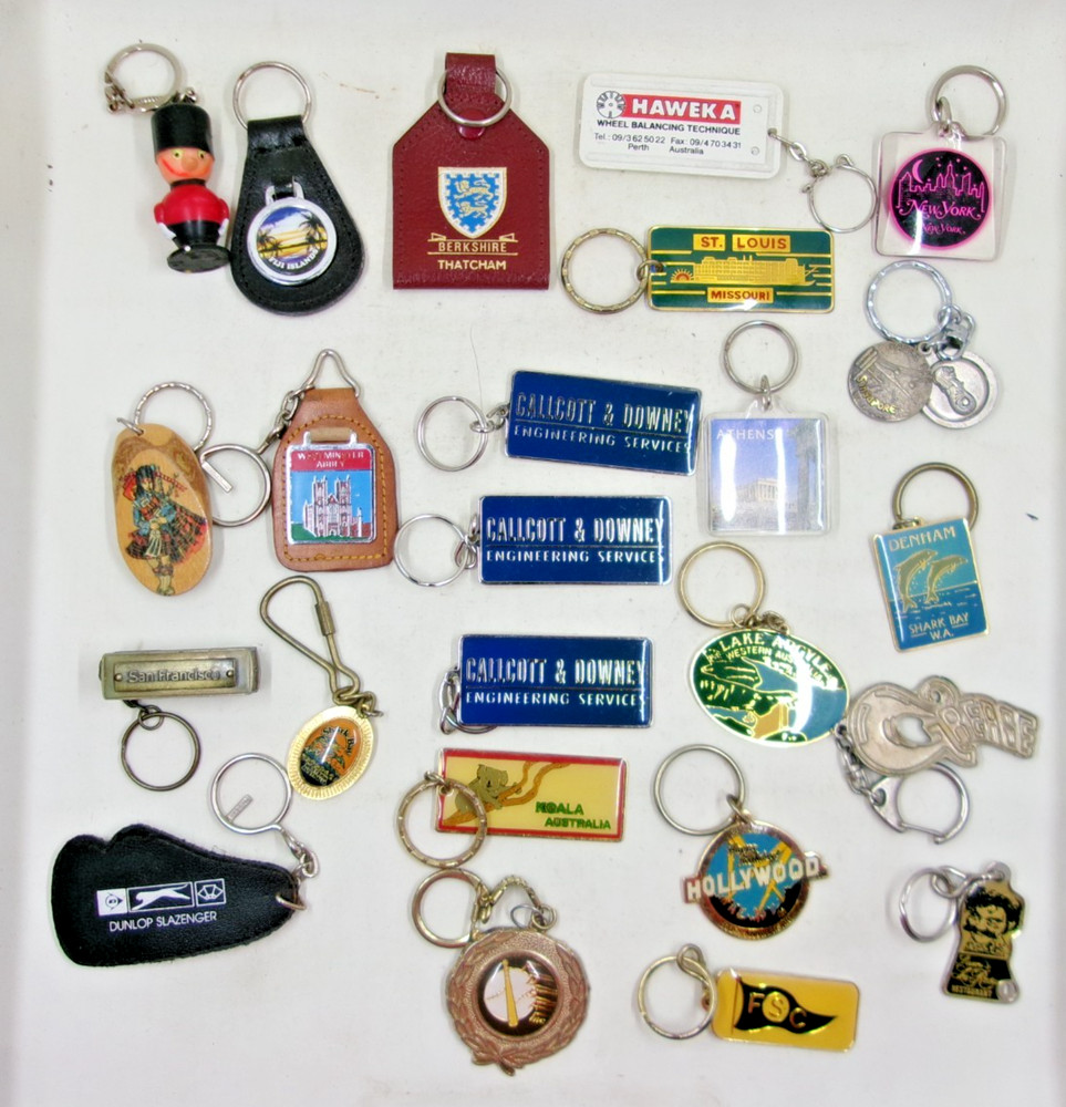 Selection of 24 Keyrings