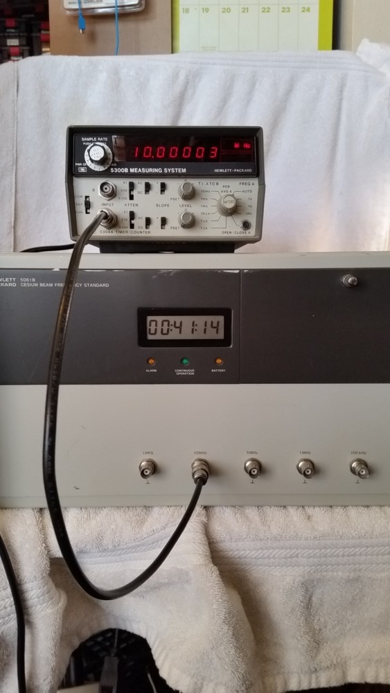 *TC*  HEWLETT PACKARD HP 5061B CESIUM BEAM FREQUENCY STANDARD  (TMD39)