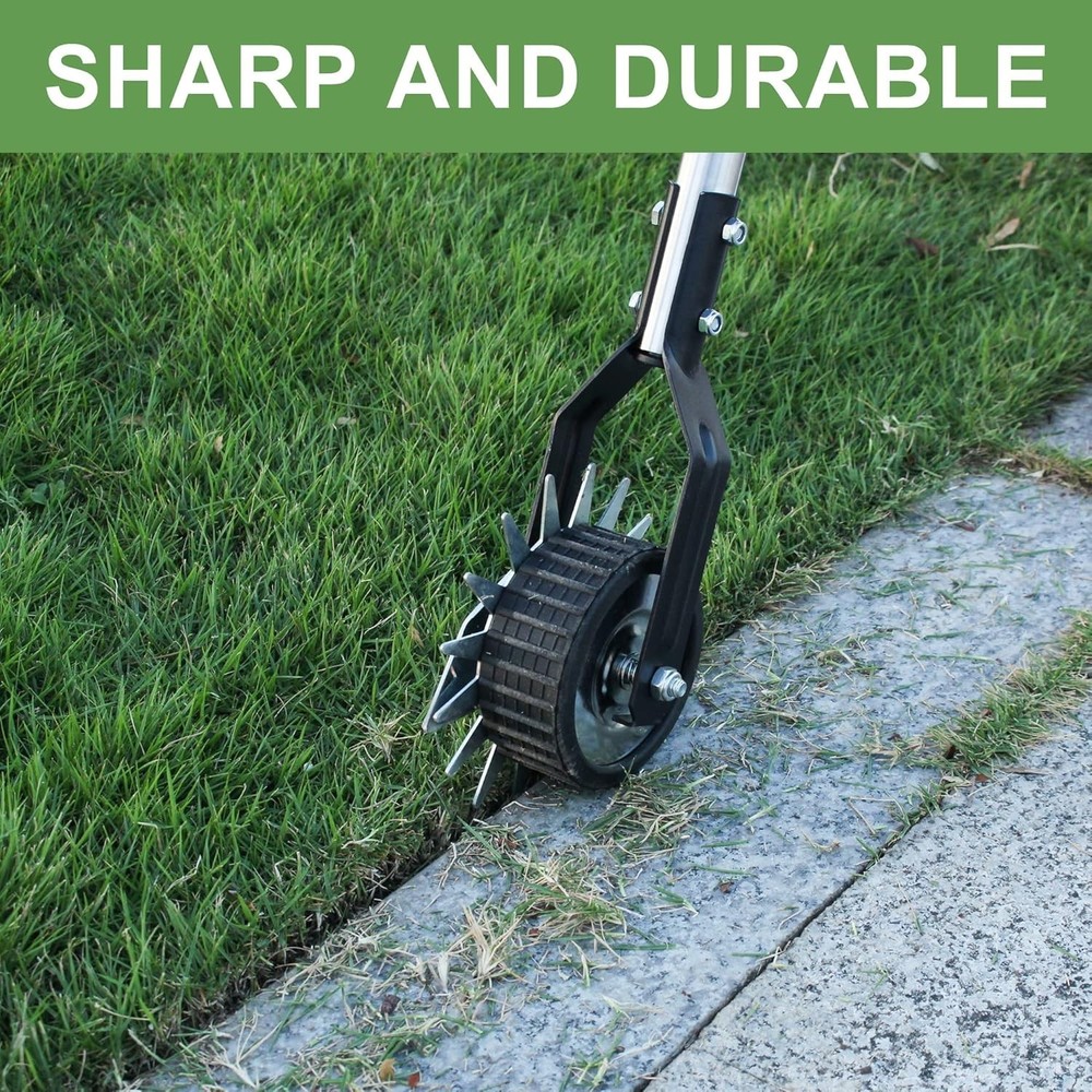 Robust 3-Section Manual Lawn Edger – Adjustable Heights and Durable Performance