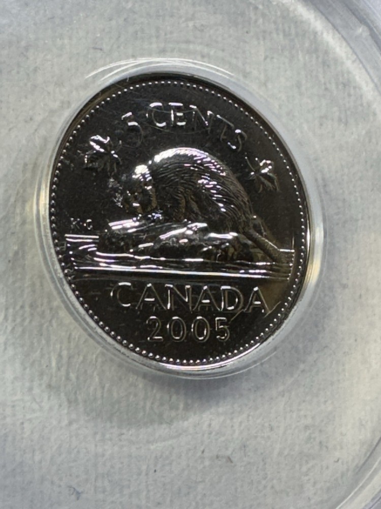 2005-P Canada 5 Cents Graded MS 67 by ANACS