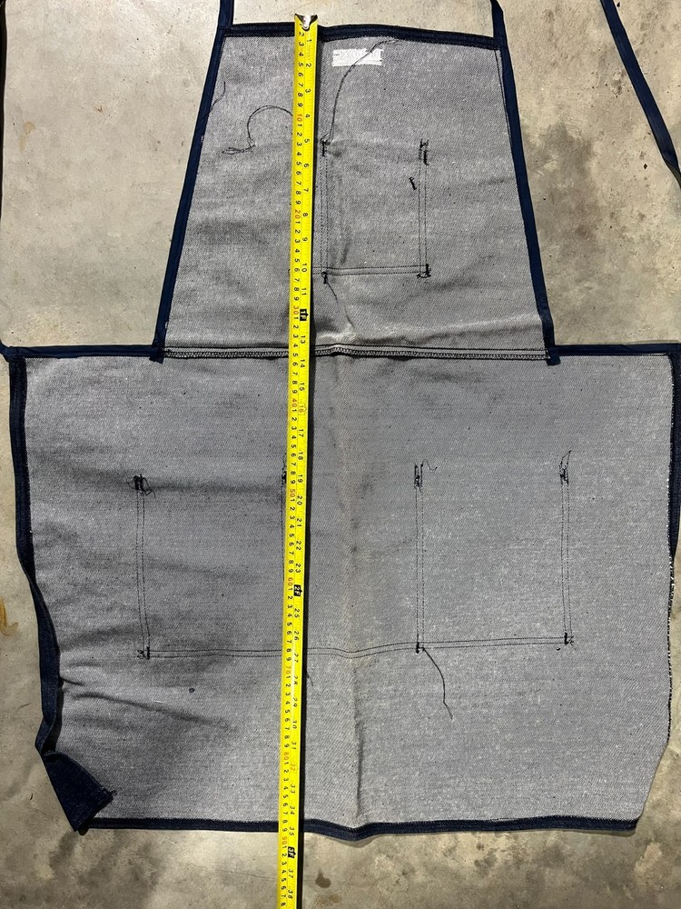 Denim Apron. Classroom Art. Workwear, Studio, Machinist Work