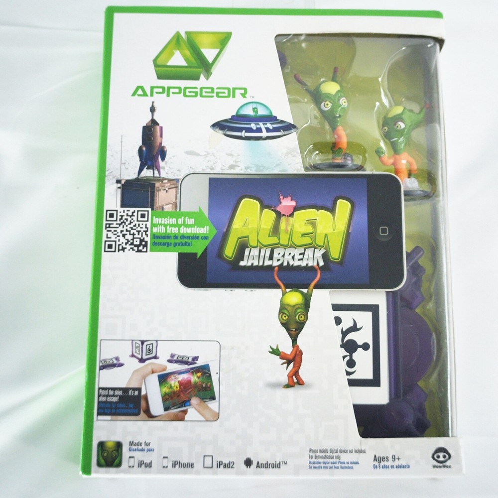 Alien Jailbreak Appgear Ipod Iphone Ipad2 Android with bonus figures