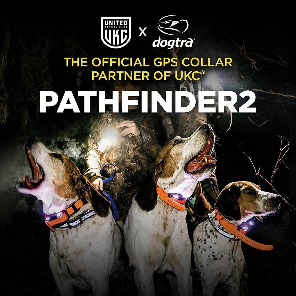 Dogtra PATHFINDER2 GPS Dog Tracking, Training, E-Fence & LED Beacon Light Collar