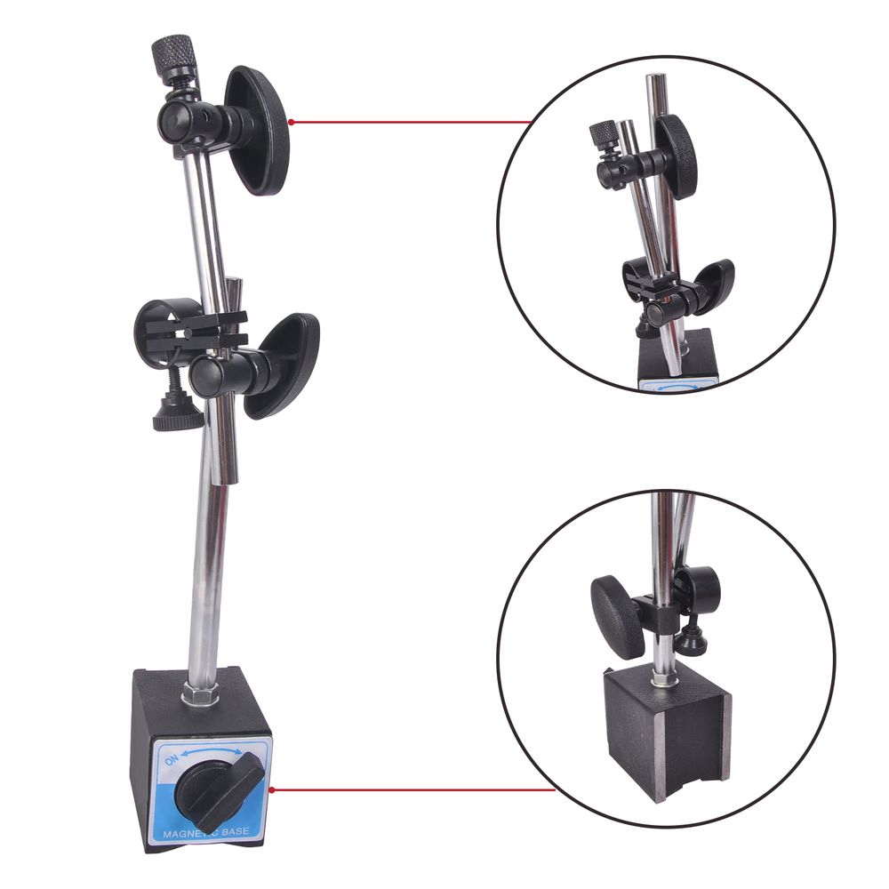 Dial Indicator & Magnetic Base & Point Precision Inspection Tool Set 0-10mm
