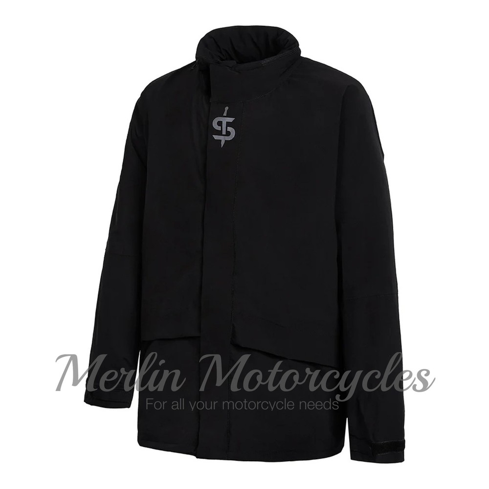 SPADA ACQUA SHIELD WATERPROOF OVER JACKET - BLACK - NEXT DAY