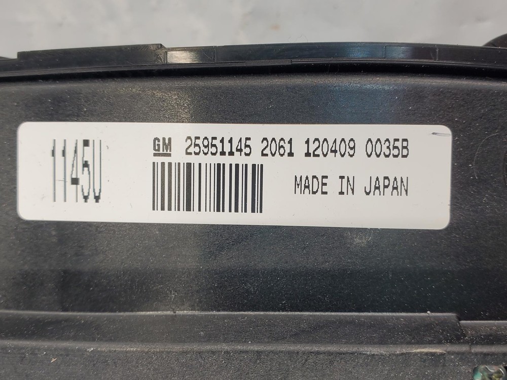 Used A/C Selector Switch fits: 2013 Buick Regal automatic temperature control op