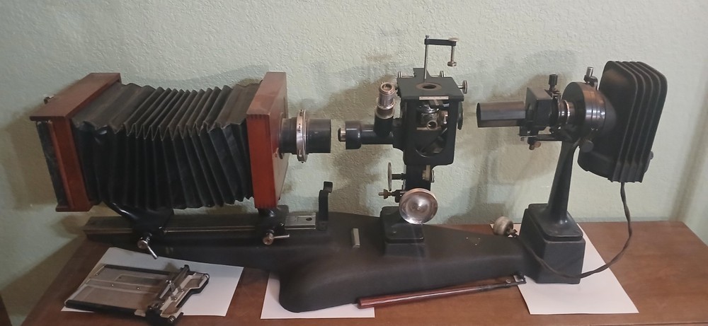 Bausch and Lombe Vintage Metallurgical Analytical Microscope