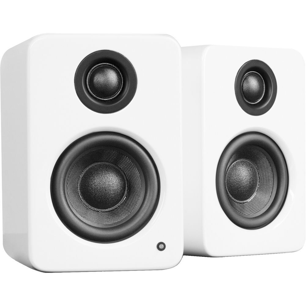 Kanto YU2 Powered Desktop Computer Speakers - Matte White - Pair