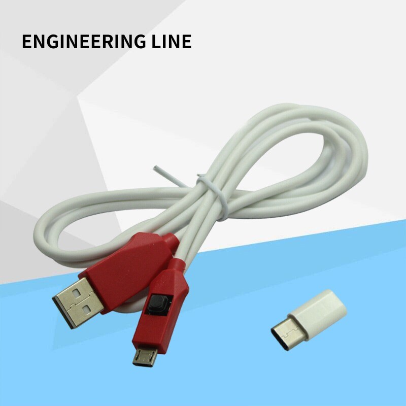 EDL CABLE FOR 9008 MODE (DEEP FLASHING MODE) TYPE C MICRO USB W/ BUTTON NEW