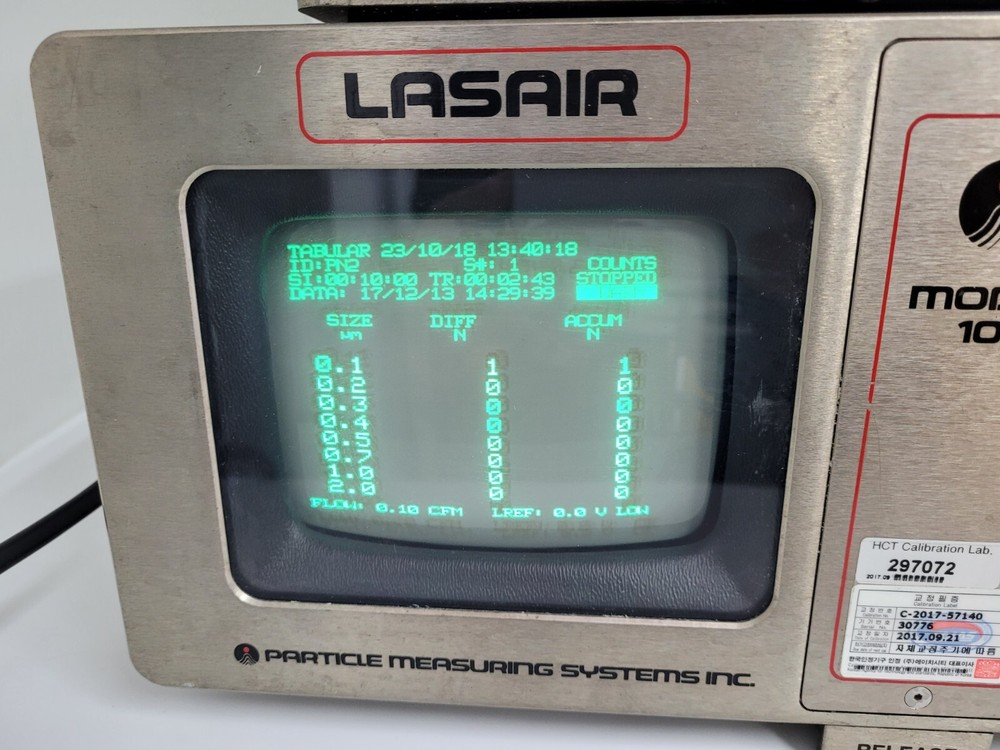 PARTICLE MEASURING SYSTEMS LASAIR HPD-101 Tested