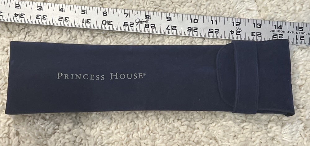 Princess House Stainless Crystal Handle Cake/Pie Server Case Wedding