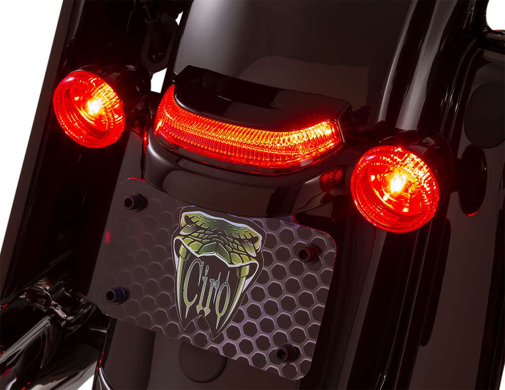 Ciro - 40154 - Taillight - Smoke - Black