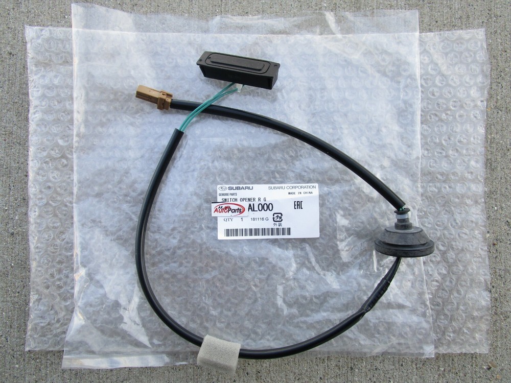 FITS: 15 - 19 SUBARU OUTBACK TAILGATE TRUNK LID OPENER RELEASE SWITCH OEM NEW