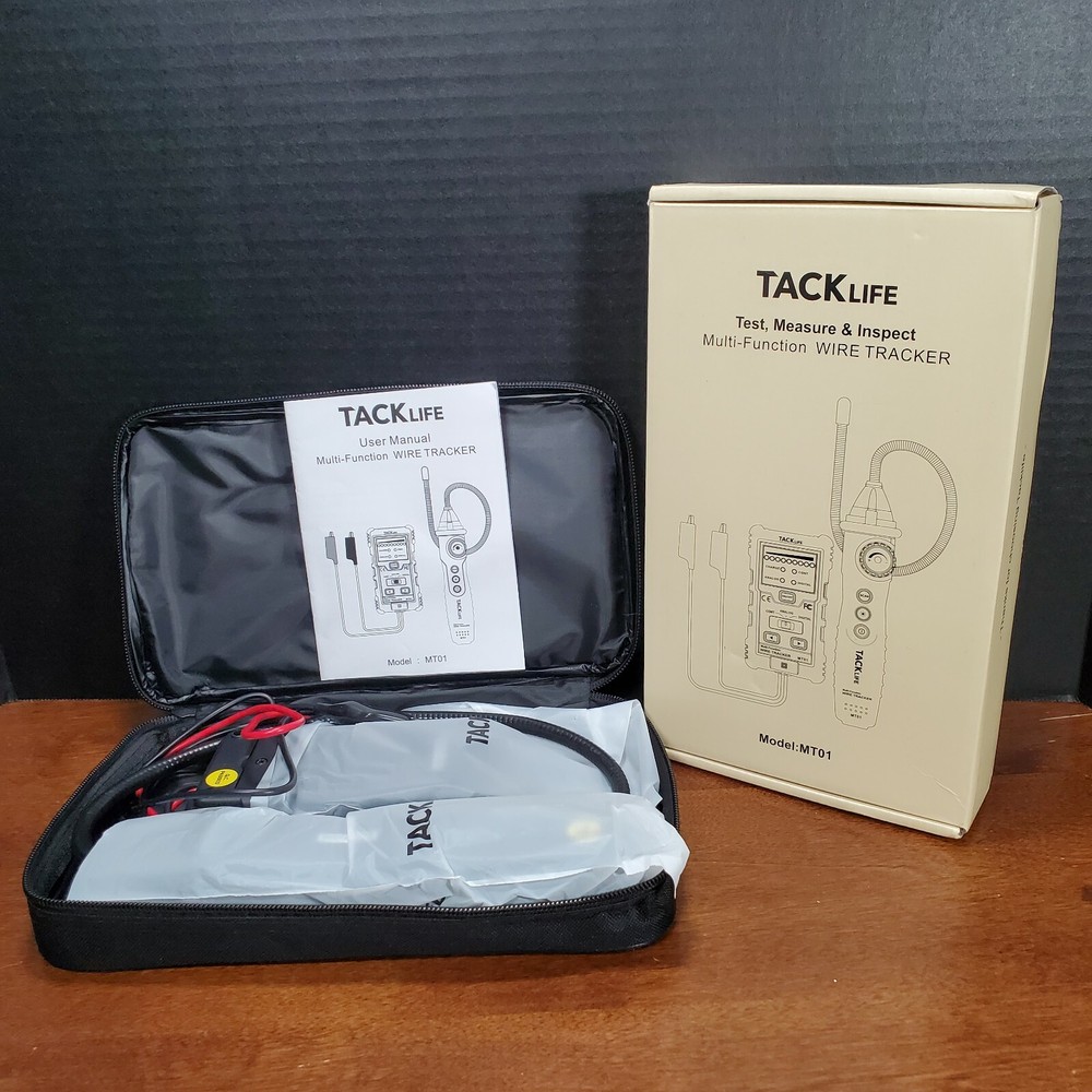 Tack Life Underground Multi-Function Wire Tracker Tester MT01 with Earphones