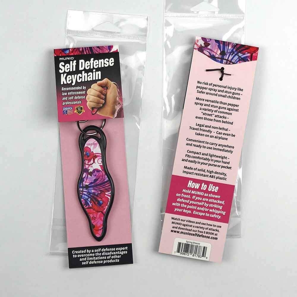 Munio Self Defense Key Chain, Spring Breeze