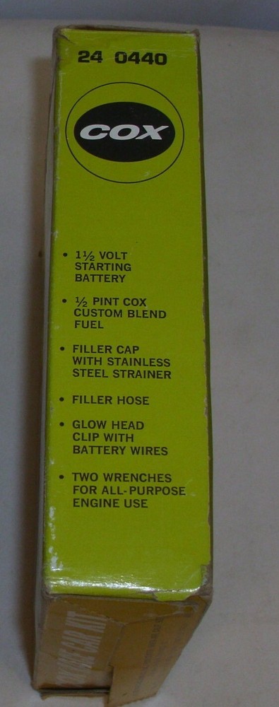 COX FOUR FORTY TETHER RACE CAR ACCESSORY KIT BOXED 1970s