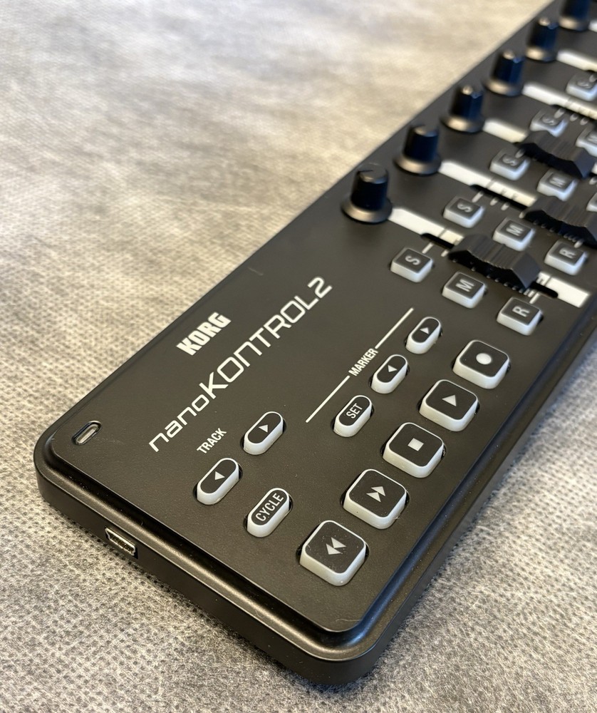 Korg nanoKONTROL2 Black Slim-Line USB Controller Model nanoKNTRL2