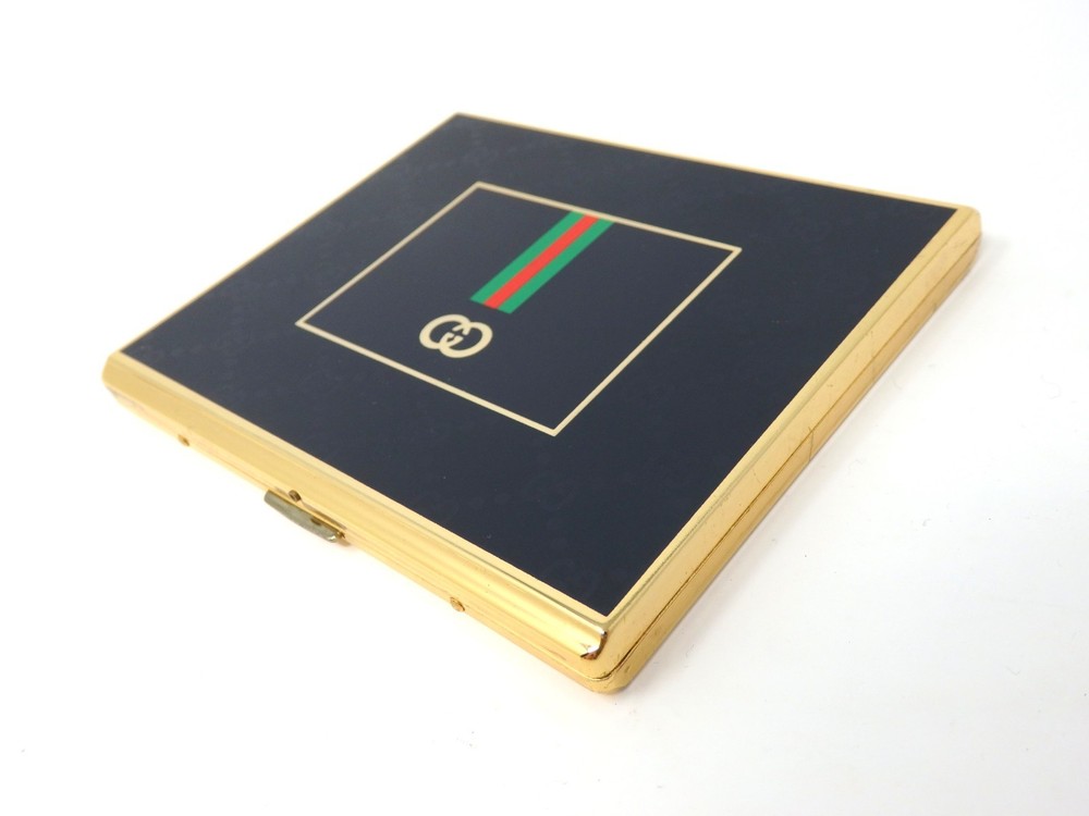 Gucci Sherry Line Interlocking Logo Monogram Vintage Cigarette Holder Card Case