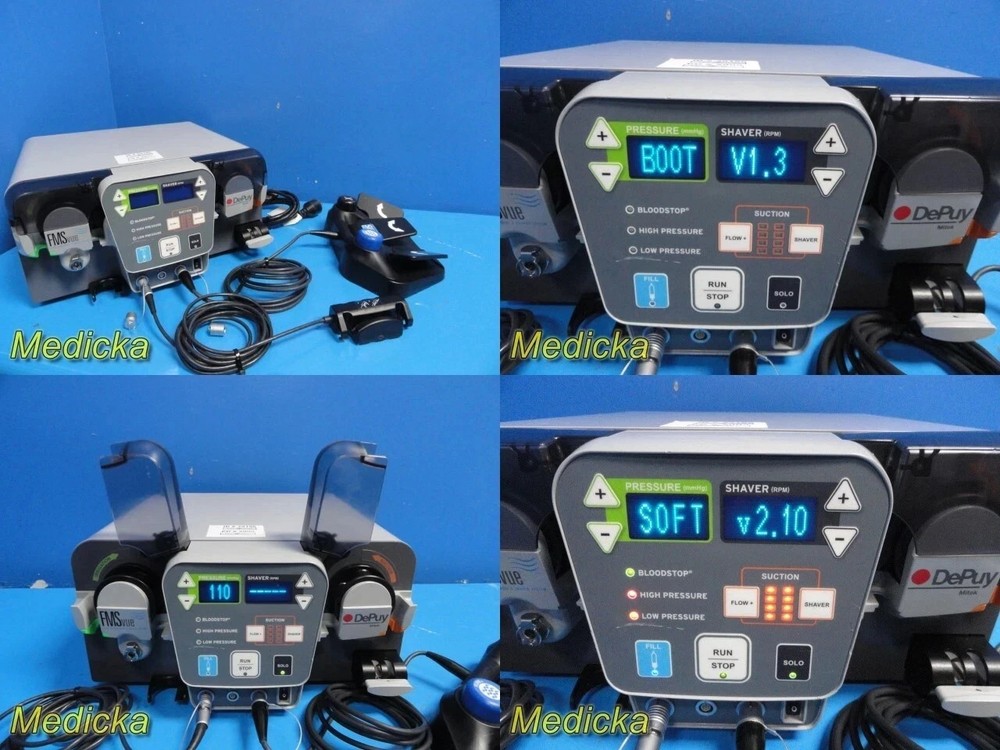 Arthroscopy Shaver & Fluid Control Console w/ Interface Cable & FootPedal ~29196