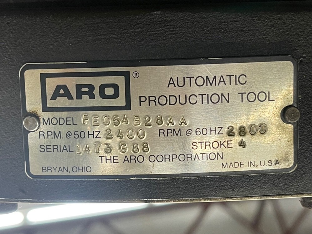 ARO automatic products model FE054 B2 8A A drill press