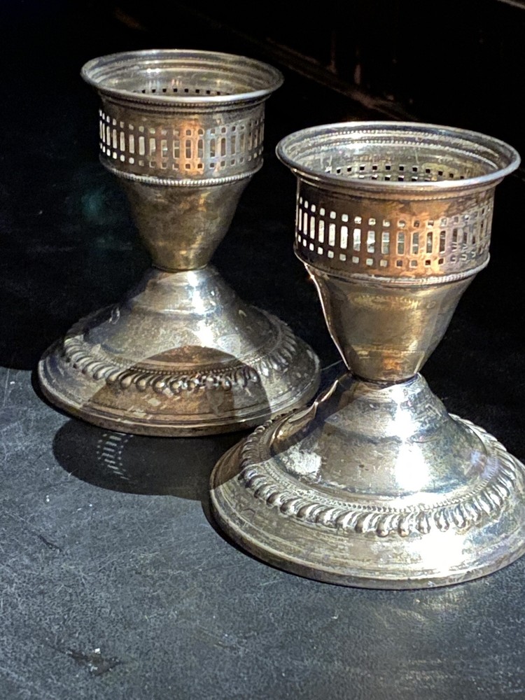 Edwardian Sterling Candelstick Set