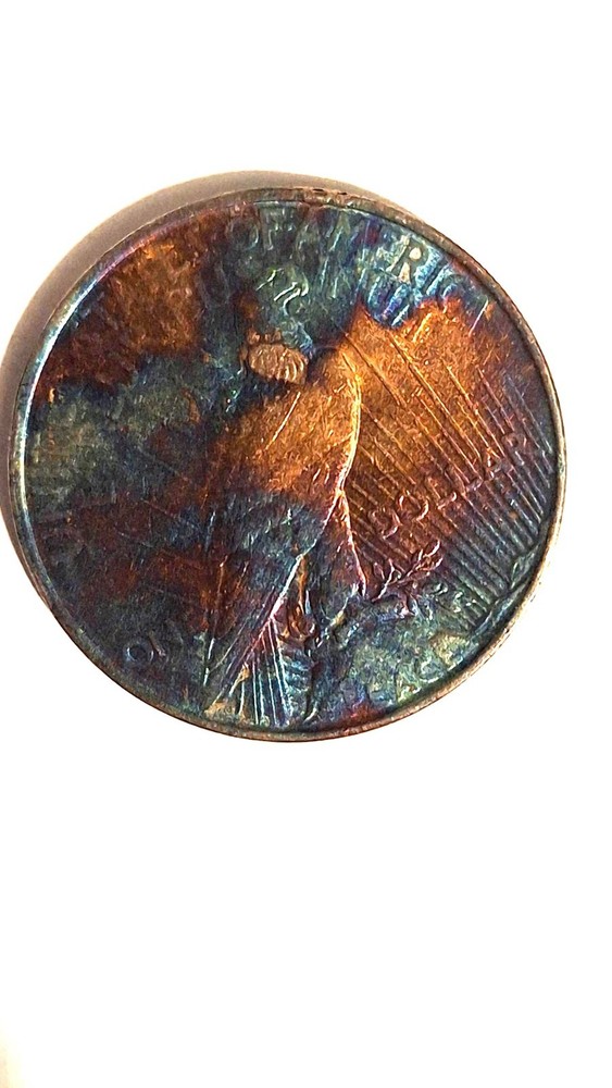 1922 Peace Silver Dollar Very Nice Toning