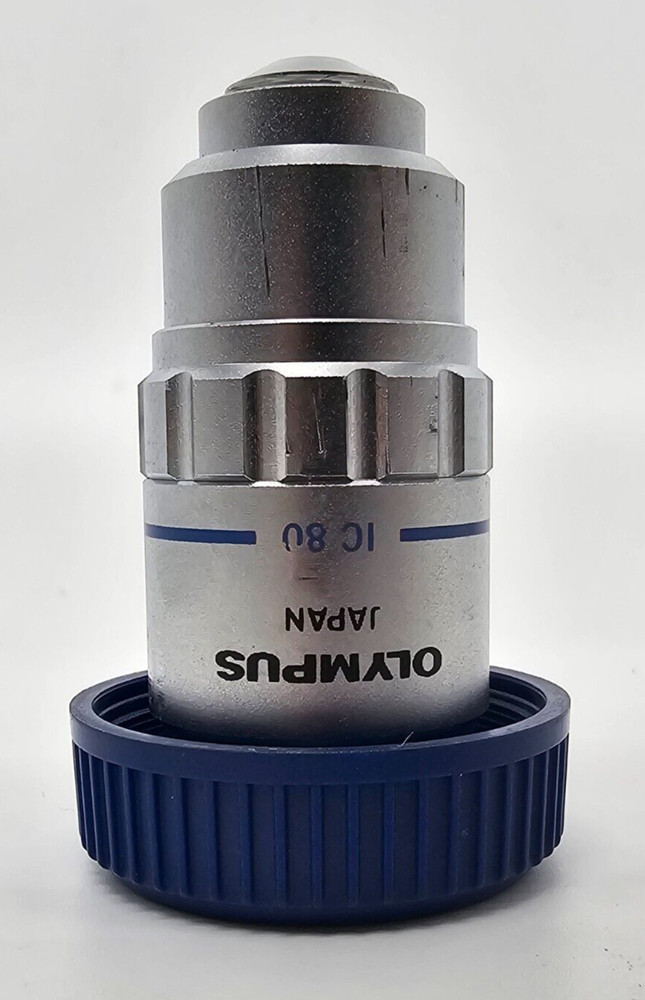 Olympus MDPlan 80x MD Plan 0.90 f=180 Microscope Objective Pre-owned w/ Case