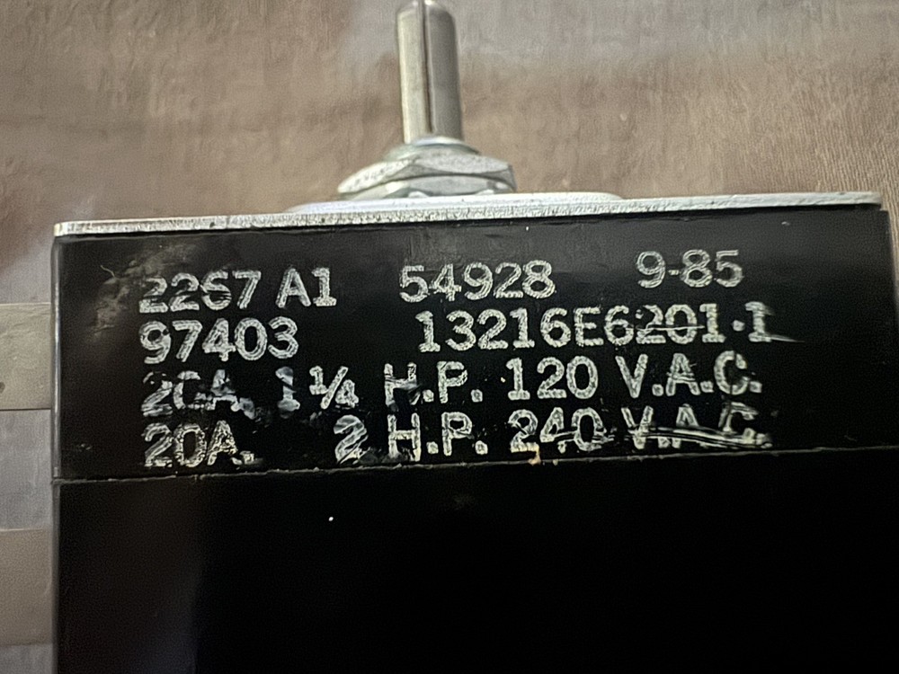 Arkless 97403 Rotary Switch, 4pol 4pos, NOS