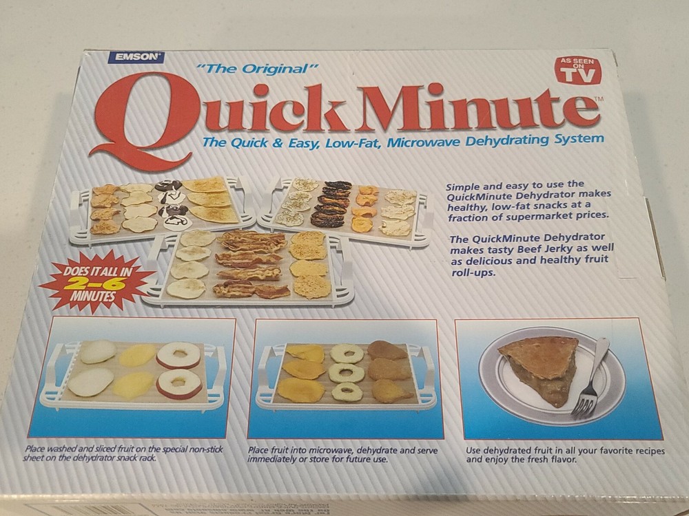 Introducing the Quick Minute Microwave Food Dehydrator 8 Pc.Set