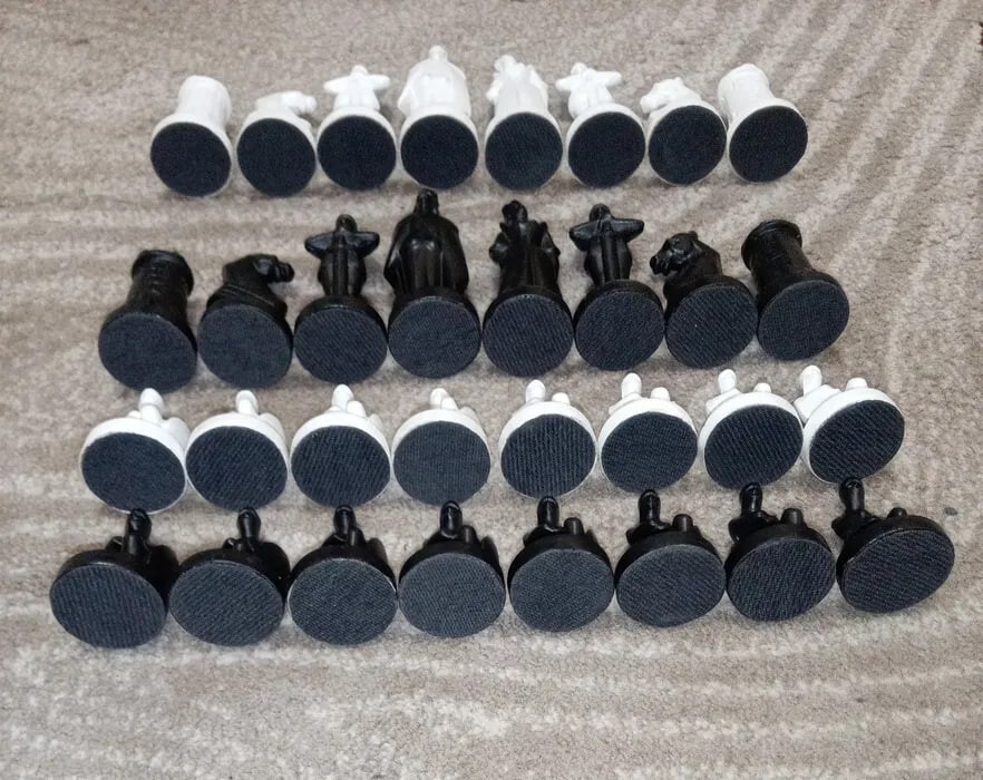 Nice King Arthur Style Vintage Chess Set Soviet USSR