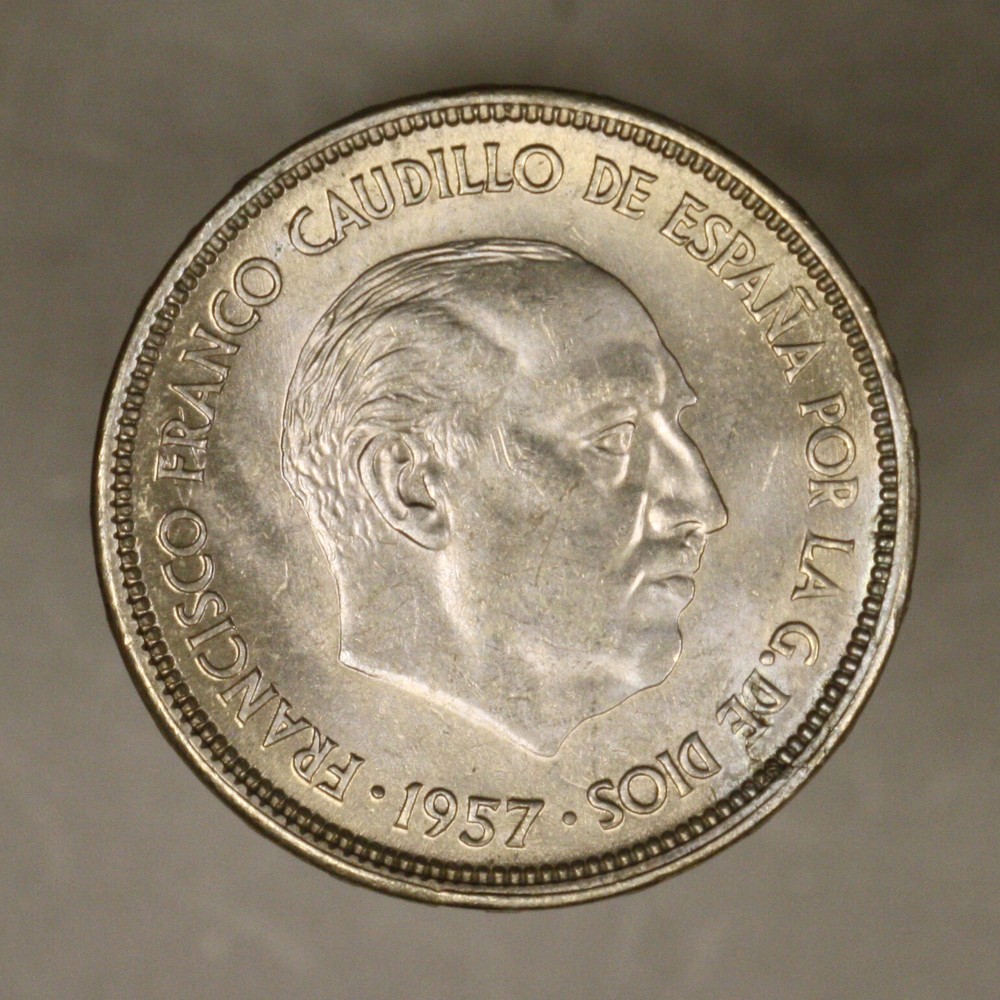 Spain 1957 25 Pesetas
