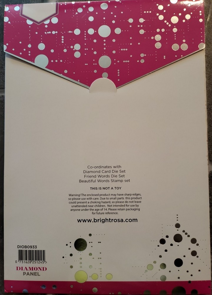 Bright Rosa - DIAMOND Panel 2pc Die Set