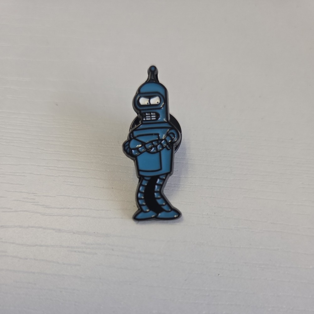 Futurama Angry Bender Enamel Pin NEW