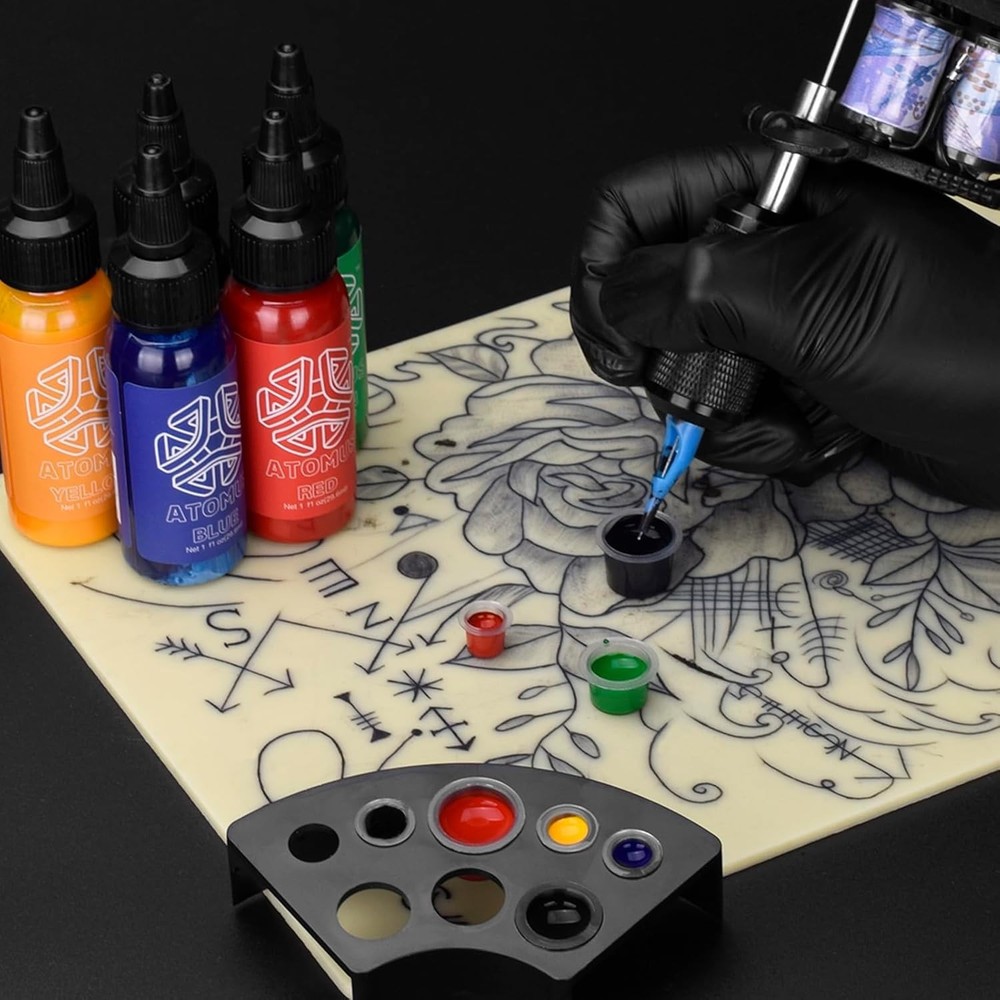 Essential 300pcs Tattoo Ink Caps Small Medium Large Microblading Pigment Cups
